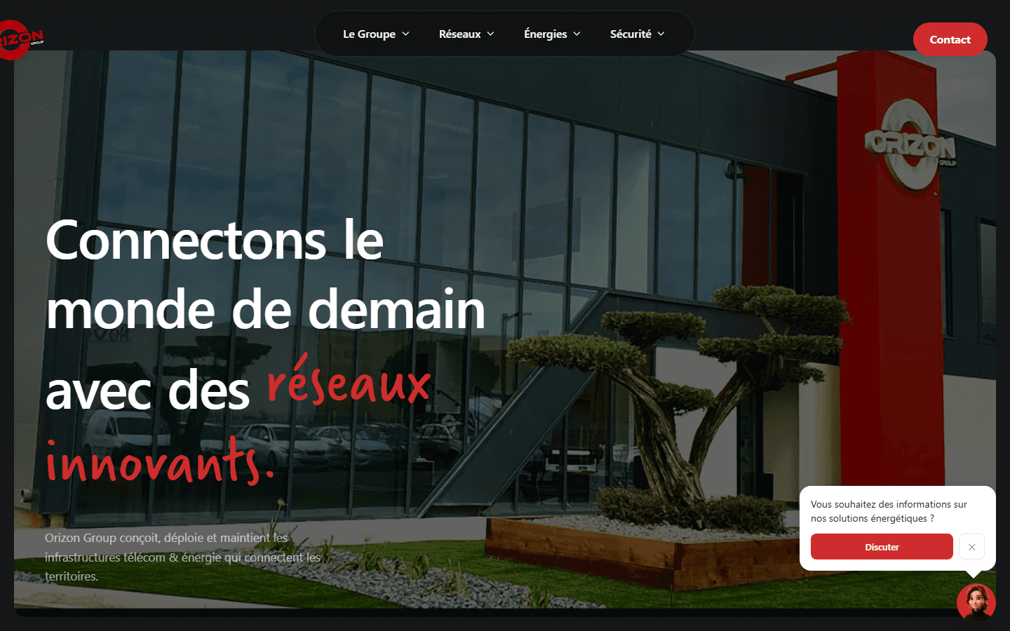 Orizon Group — Site corporate